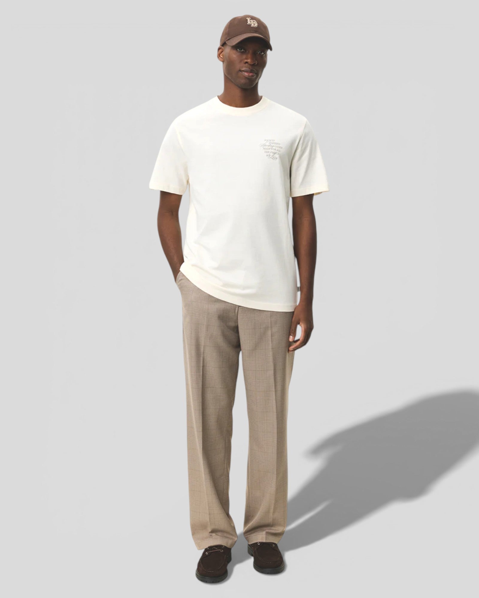 Les Deux || Ben Faience T- Shirt - Eggnog White Les Deux