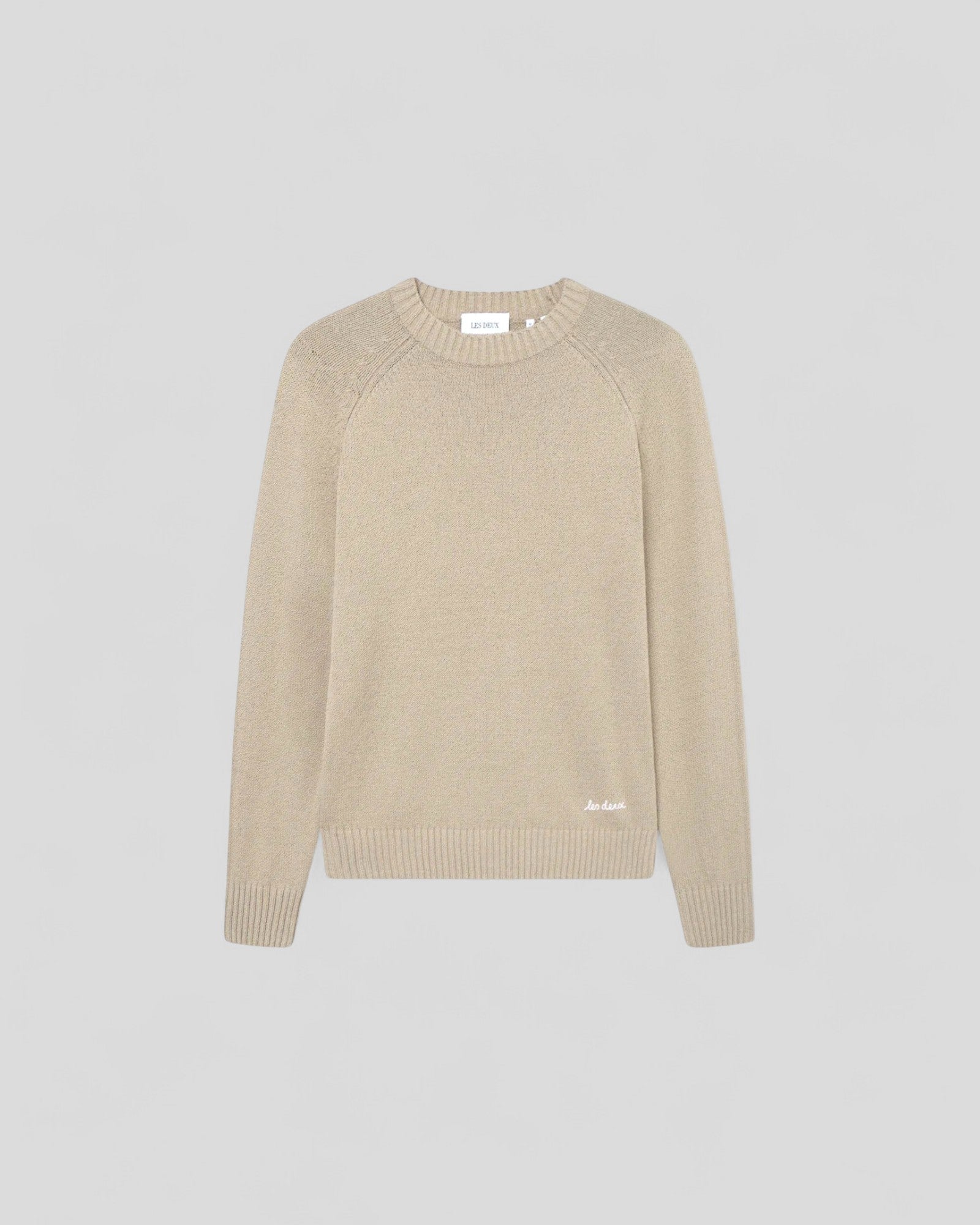 Les Deux || Brad Roundneck Knit - Dark Sand Les Deux