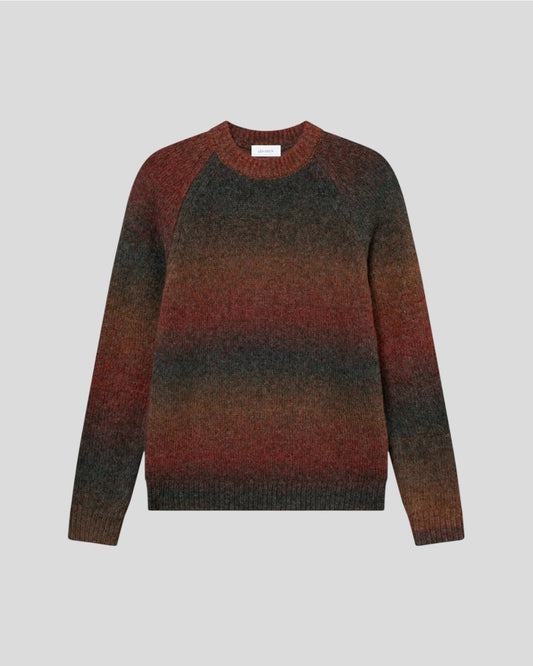 Les Deux || Brad Gradient Knit Jumper - Dark Clay Orange Les Deux