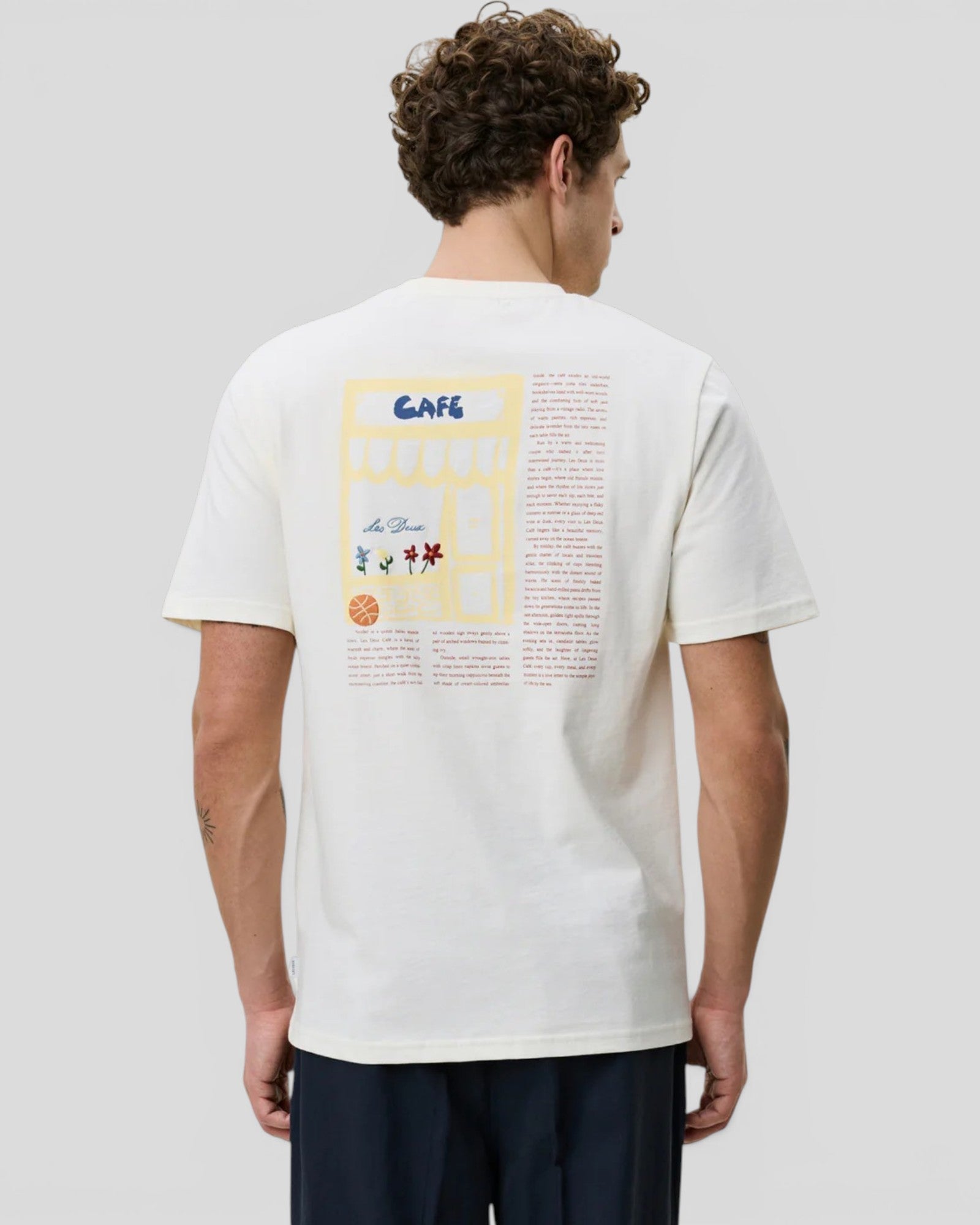 Les Deux || Café T-Shirt - Light Ivory Les Deux