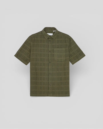 Les Deux || Charlie SS Shirt - Olive Night Les Deux