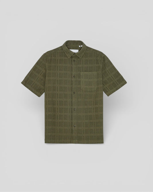 Les Deux || Charlie SS Shirt - Olive Night Les Deux