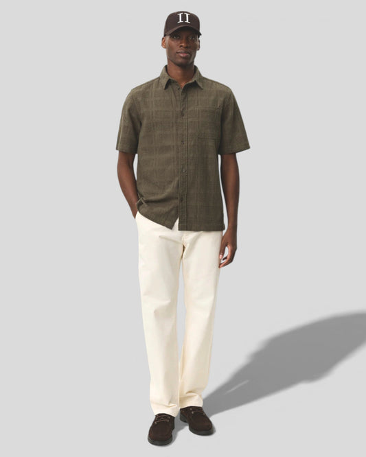 Les Deux || Charlie SS Shirt - Olive Night Les Deux
