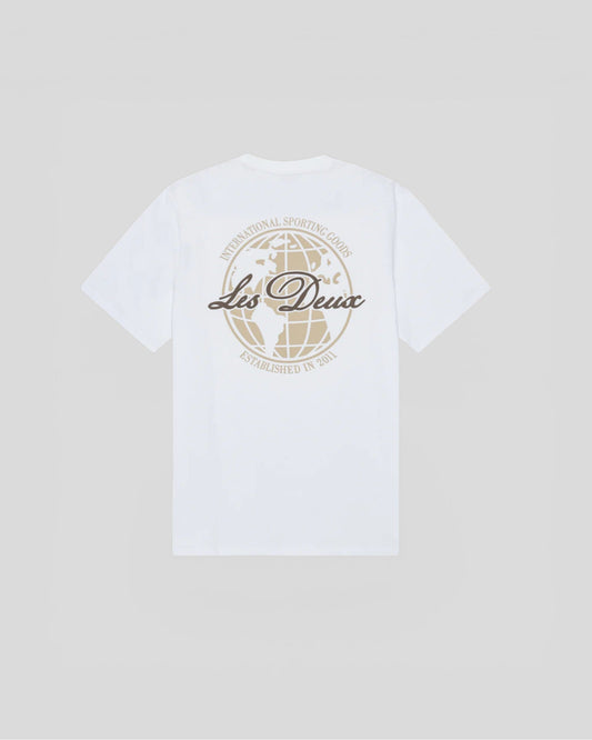 Les Deux || Ben Globe T-shirt - White Les Deux