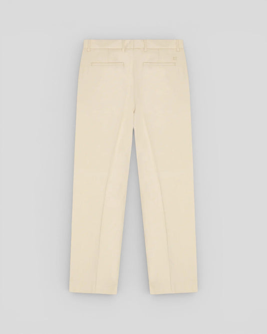 Les Deux || Herringbone Suit Pants - Ivory Les Deux