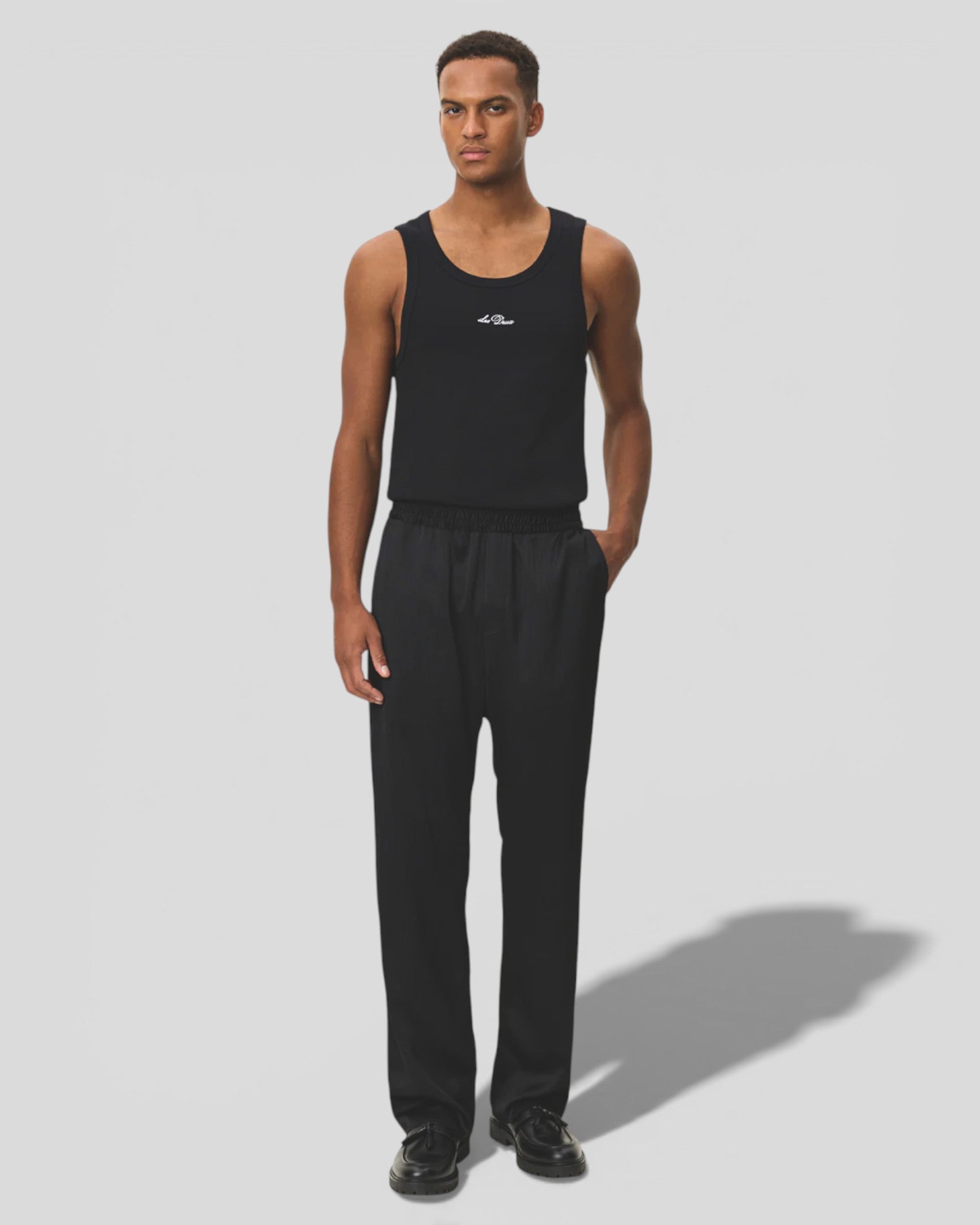 Les Deux || Houston Plissé Pants - Black Les Deux