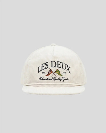 Les Deux || Ivy League Corduroy Cap - Ivory Les Deux