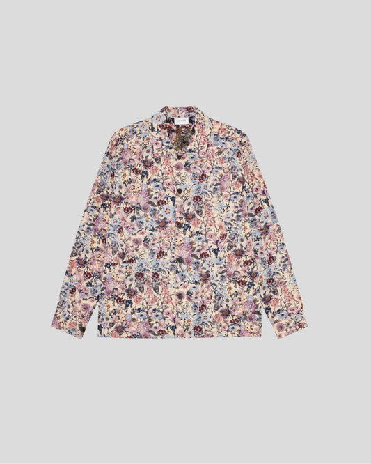 Les Deux || Hugh Jacquard Overshirt - Ivory Les Deux