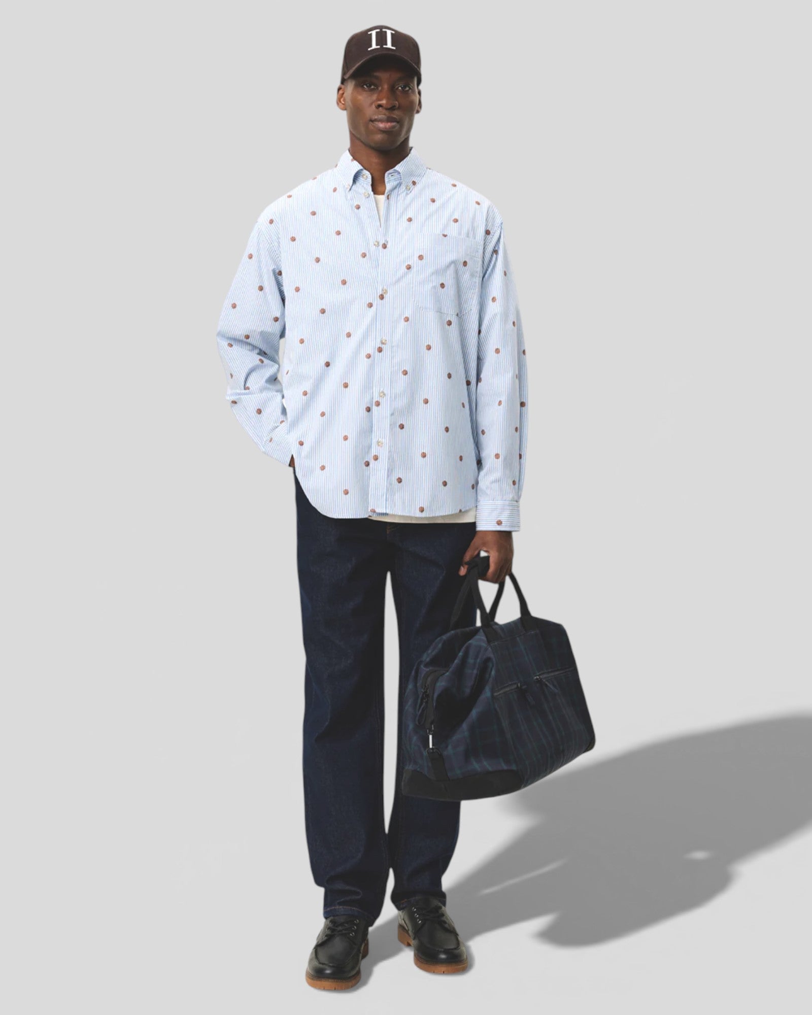 Les Deux || Kolton Stripe Basket AOE Shirt - Allure Les Deux