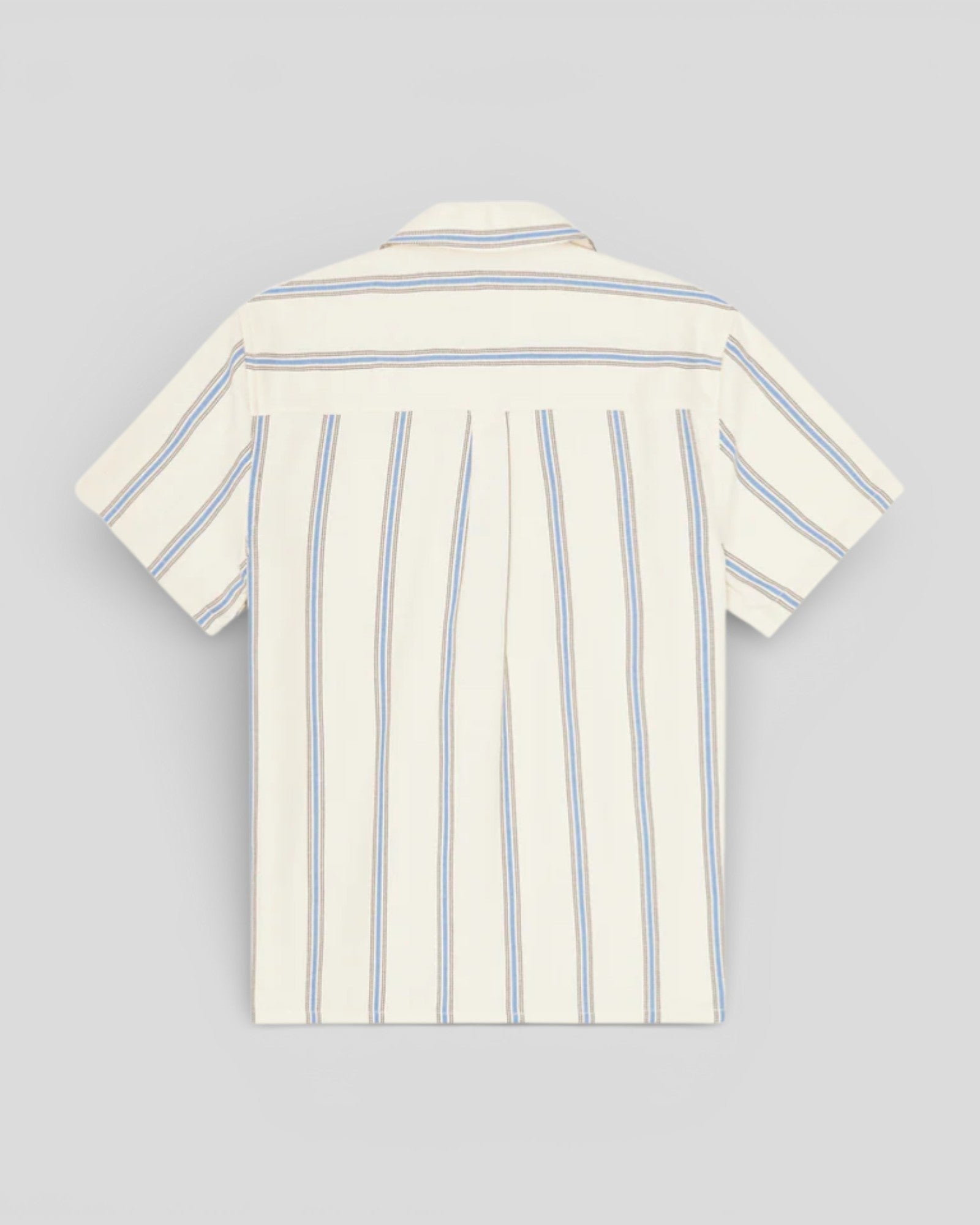 Les Deux || Lawson Stripe SS Shirt - Eggnog White Les Deux