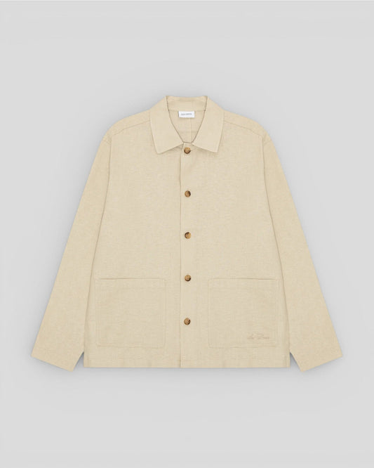 Les Deux || Linen Overshirt - Light Sand Les Deux