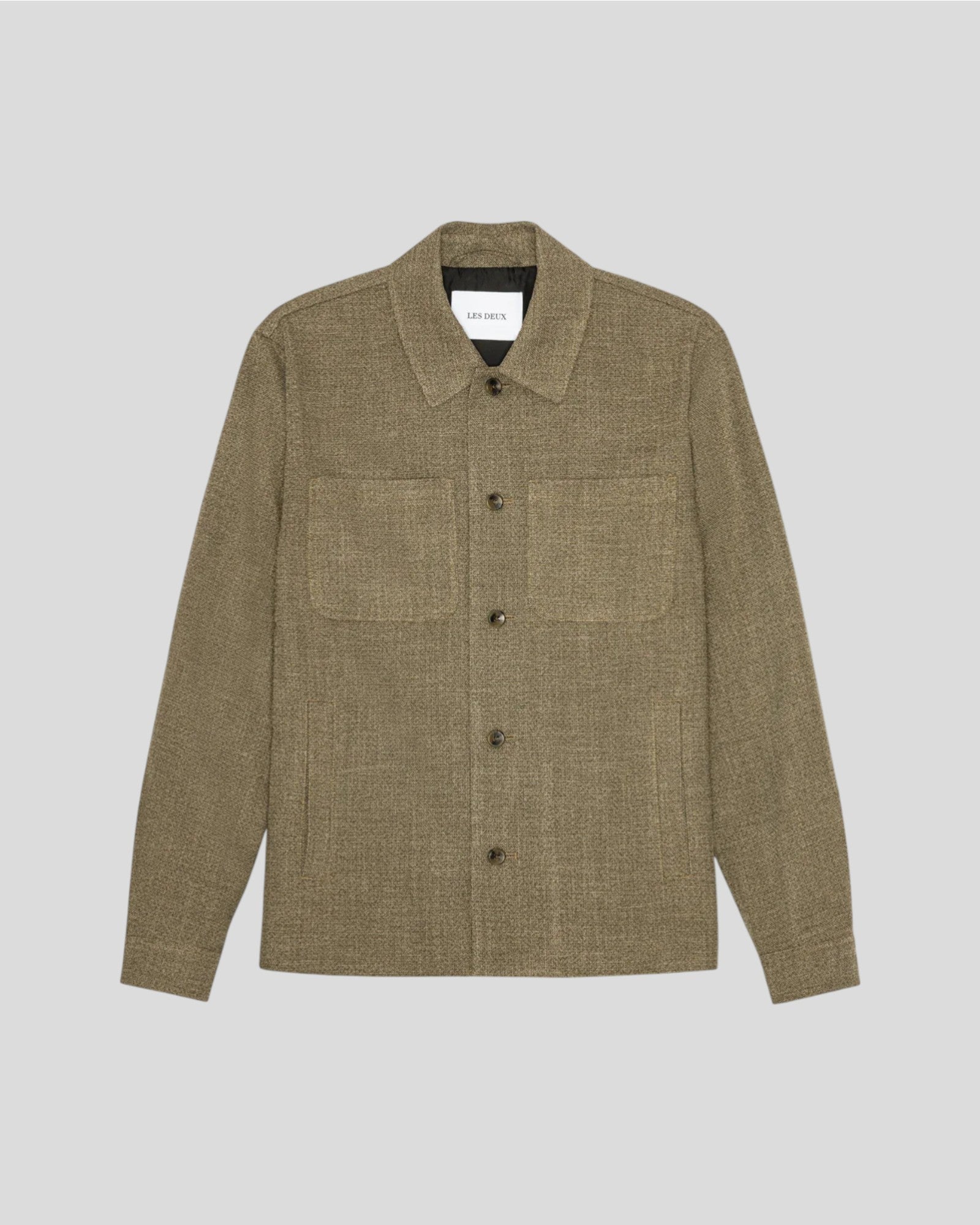 Les Deux || Marseille Melange Jacket - Teak Brown Les Deux