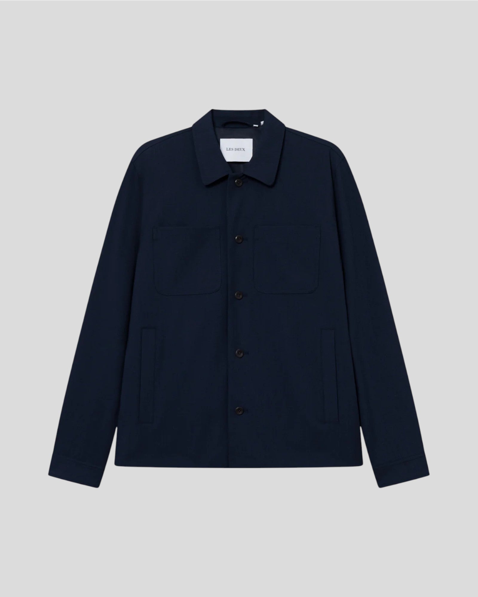 Les Deux || Marseille Textured Jacket - Dark Navy Les Deux