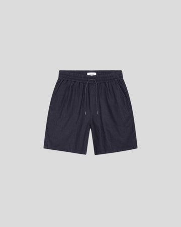Les Deux || Otto Linen Shorts - Dark Navy Les Deux