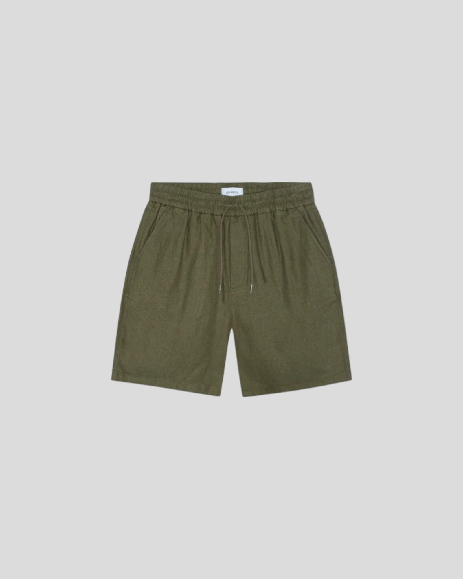 Les Deux || Otto Linen Shorts - Olive Night Les Deux