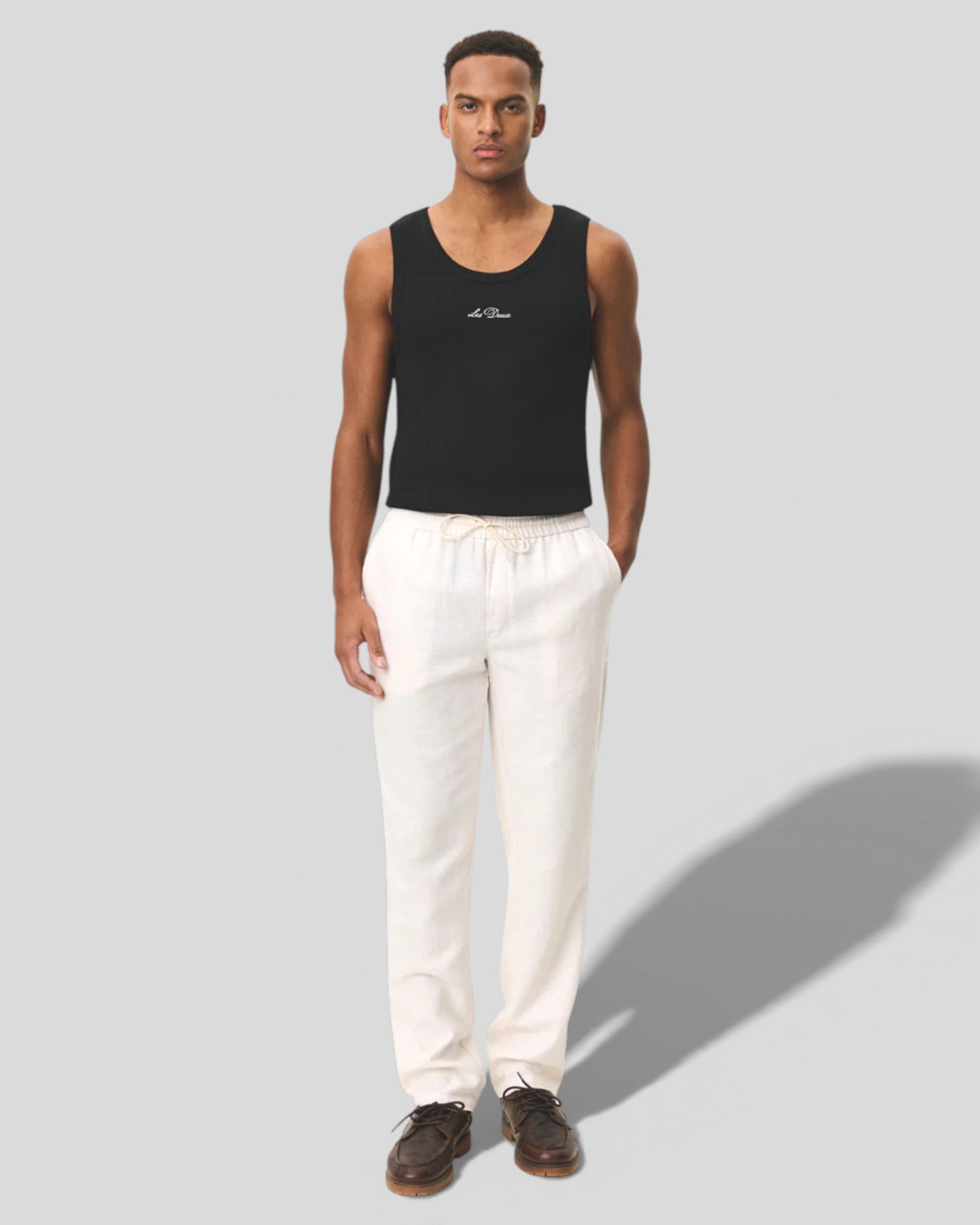 Les Deux || Patrick Linen Pants - Eggnog White Les Deux