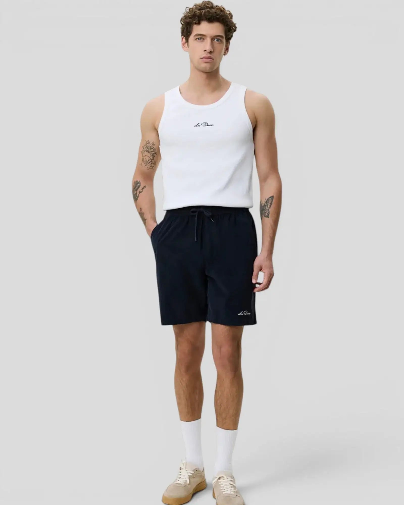 Les Deux || Signature Mini Cord Short - Dark Blue Night Les Deux