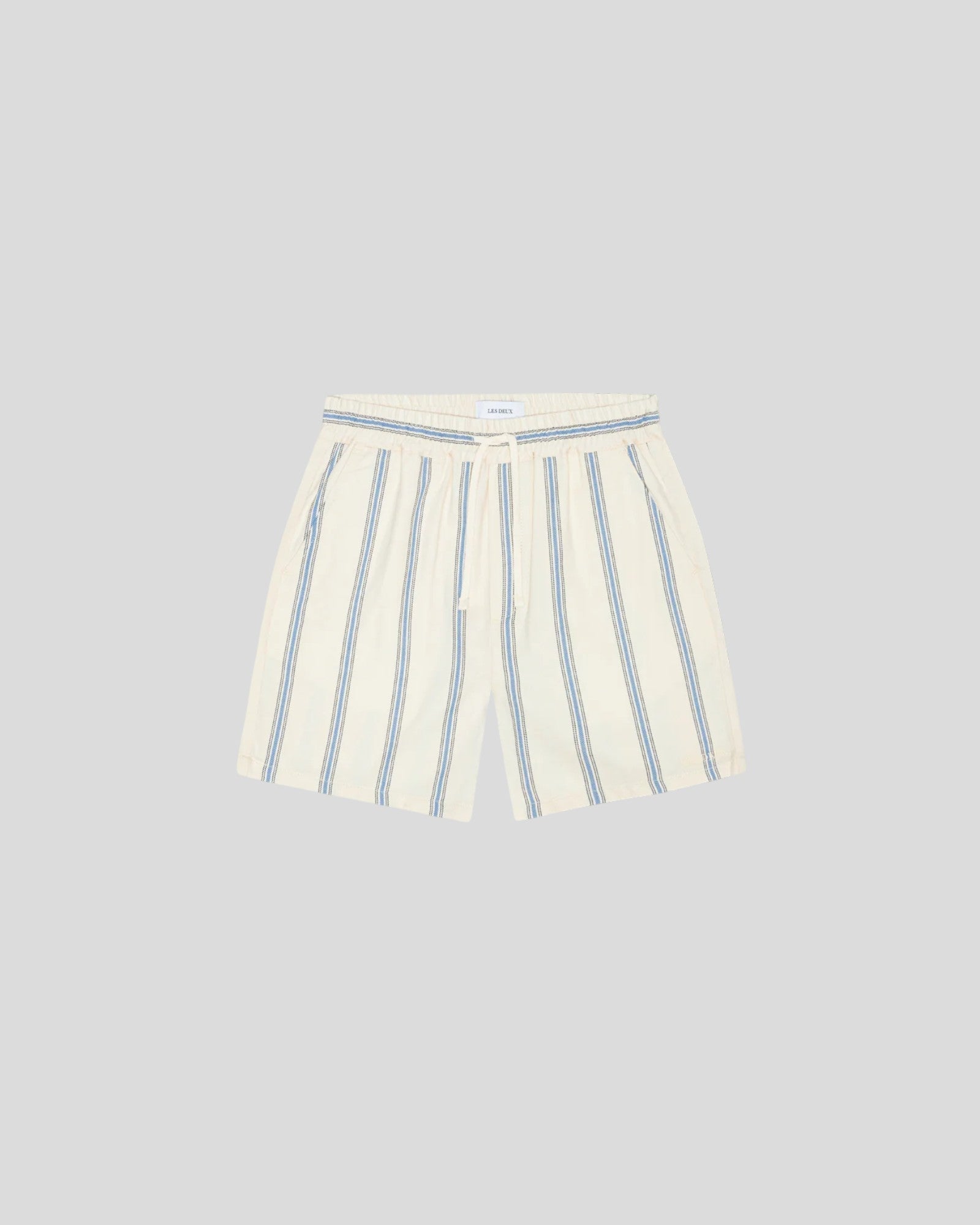 Les Deux || Lawson Stripe Shorts - Eggnog White Les Deux