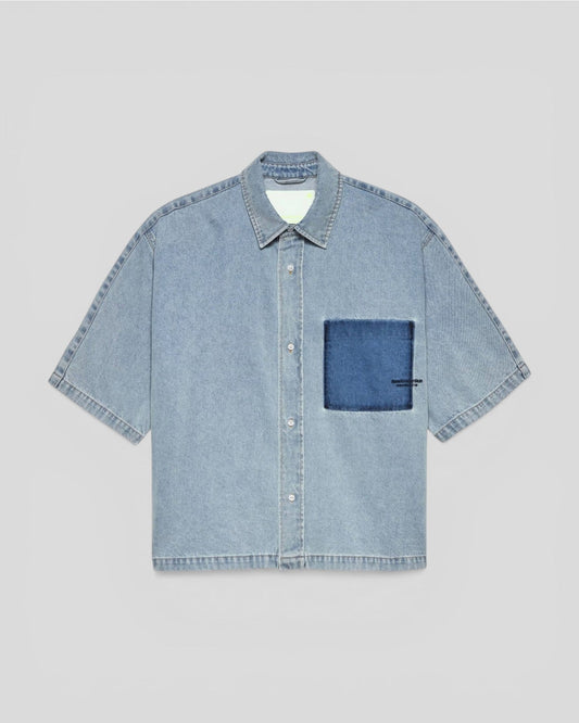 New Amsterdam || Lyocell Shirt - Light Blue New Amsterdam