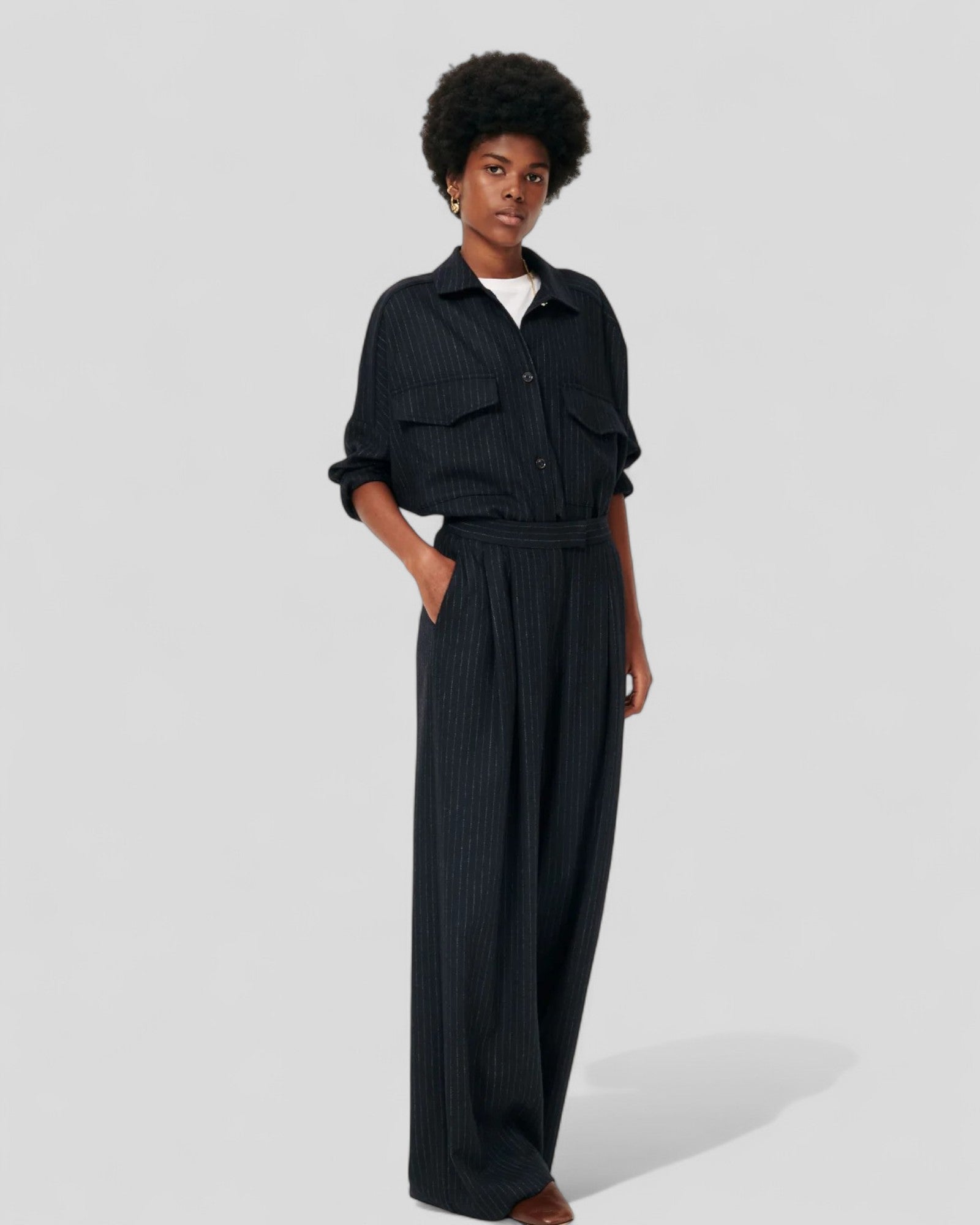 Sessùn || Wiltonia Shirt - Navysand Sessùn