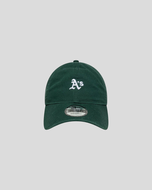 New Era || Casquette 9TWENTY Athletics MLB Washed Mini Logo - Vert foncé New Era
