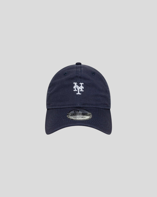 New Era || Casquette 9TWENTY New York Mets MLB Washed Mini Logo - Bleu marine New Era