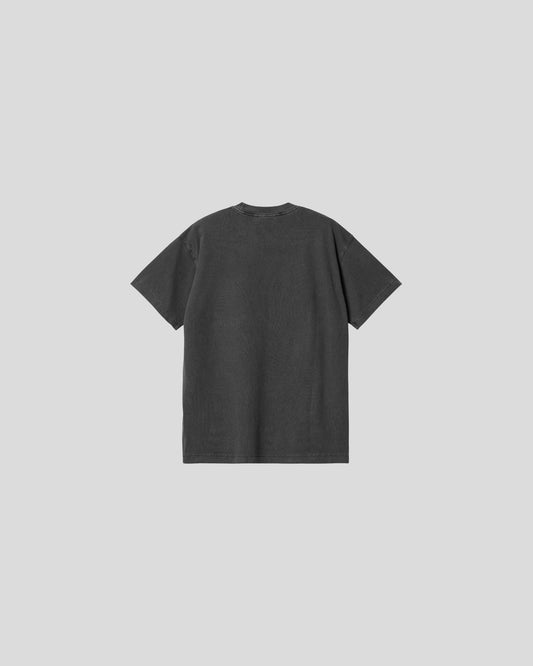 Carhartt || S/S Nelson T-Shirt - Charcoal Garment Dyed Carhartt