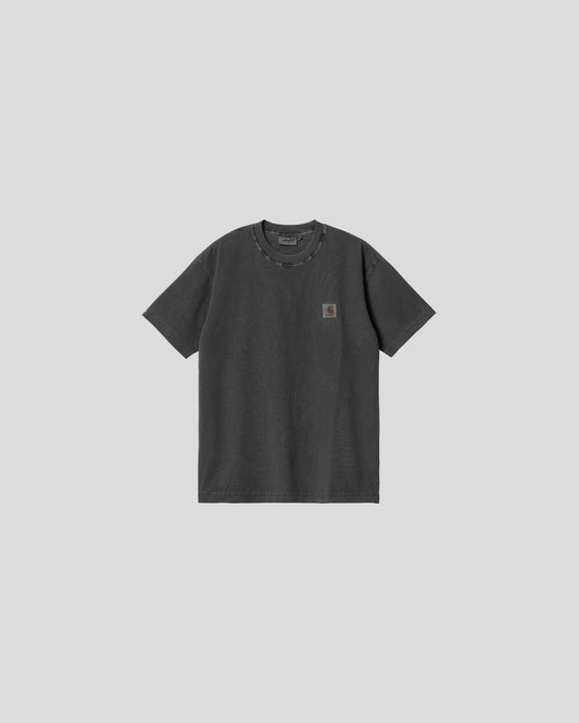 Carhartt || S/S Nelson T-Shirt - Charcoal Garment Dyed Carhartt