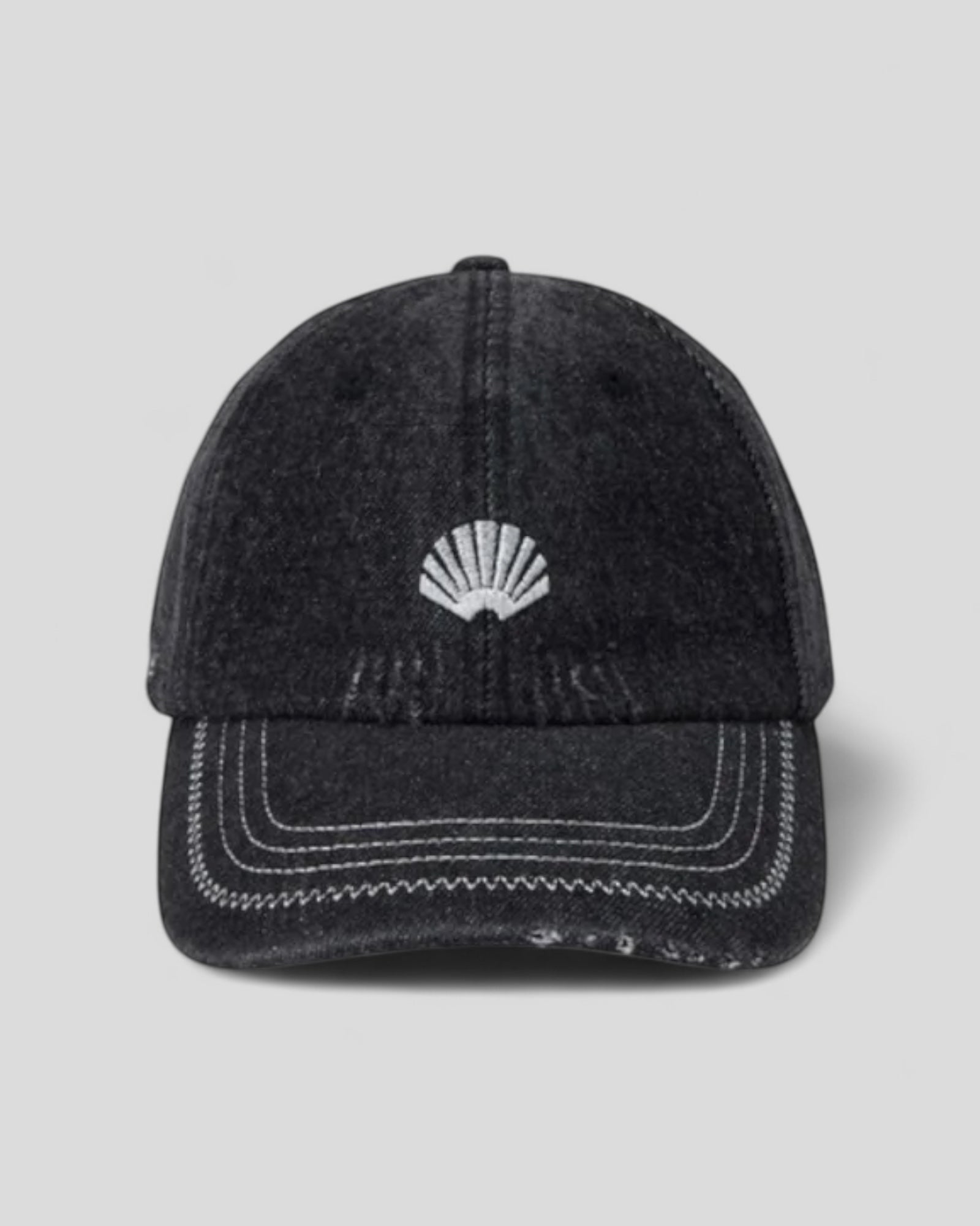 New Amsterdam || Distressed Logo Cap - Denim Black - M' New Amsterdam Surf Association
