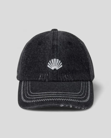 New Amsterdam || Distressed Logo Cap - Denim Black - M' New Amsterdam Surf Association