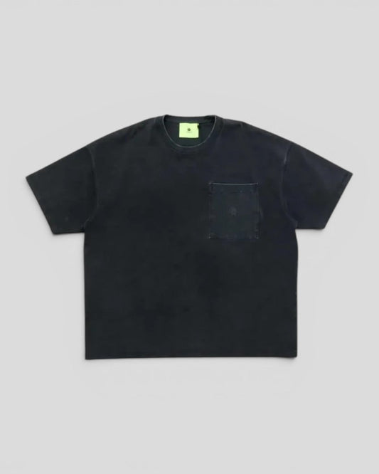 New Amsterdam || Wax Tee Washed  - Black - W' New Amsterdam Surf Association