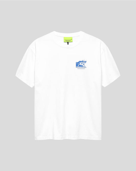 New Amsterdam || Beach Sign Tee - White New Amsterdam