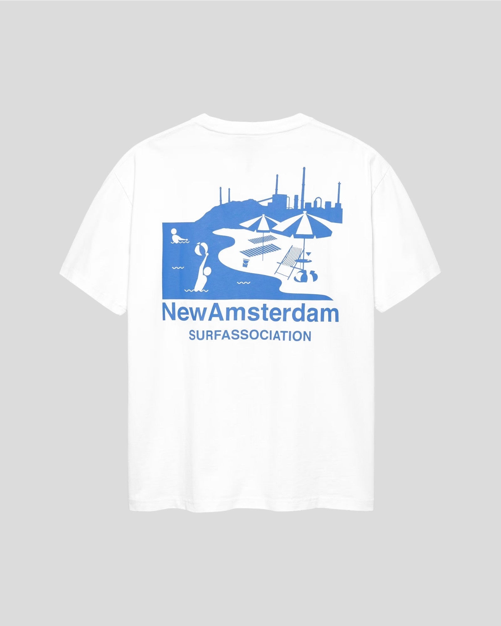 New Amsterdam || Beach Sign Tee - White New Amsterdam