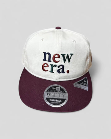 New Era || 9Fifty Contrast - Bordeaux/White - M" New Era