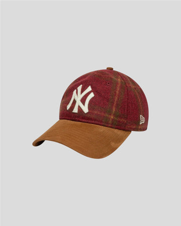 New Era || 9TWENTY New York Yankees MLB Loden - Suede Rouge foncé - M’ New Era