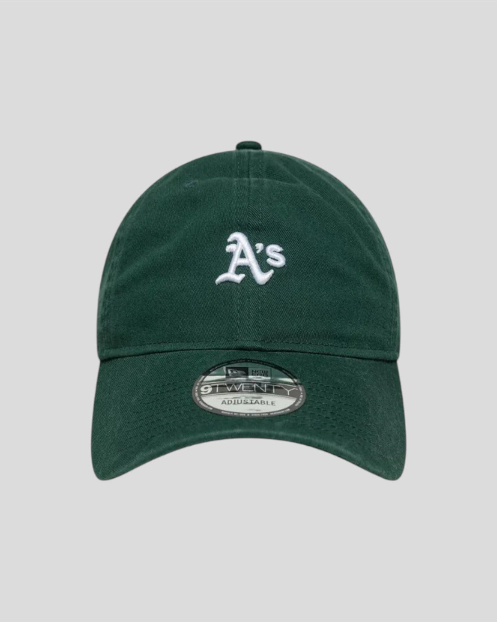 New Era || Casquette 9TWENTY Athletics MLB Washed Mini Logo - Vert foncé New Era