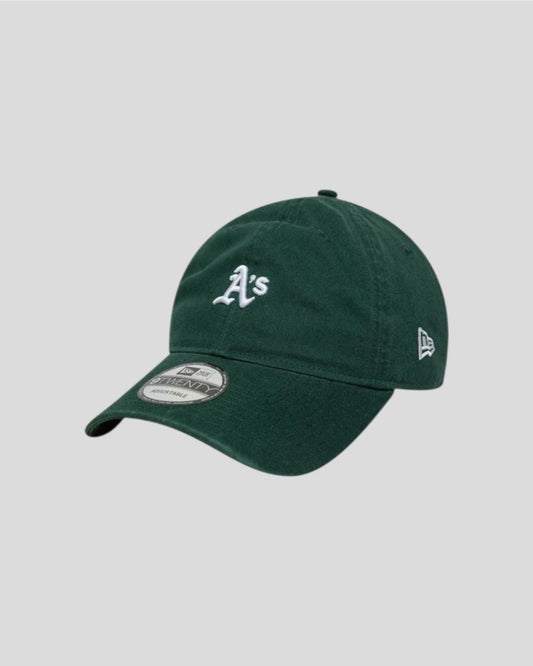 New Era || Casquette 9TWENTY Athletics MLB Washed Mini Logo - Vert foncé New Era
