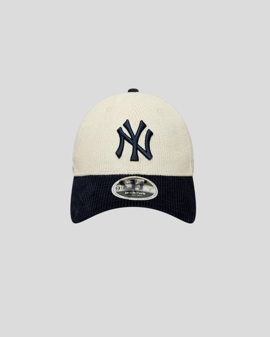 New Era || 9FORTY M-Crown New York Yankees MLB Cord - Blanc New Era