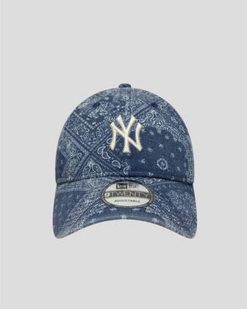 New Era ||9TWENTY New York Yankees MLB - Washed Paisley Bleu Marine New Era
