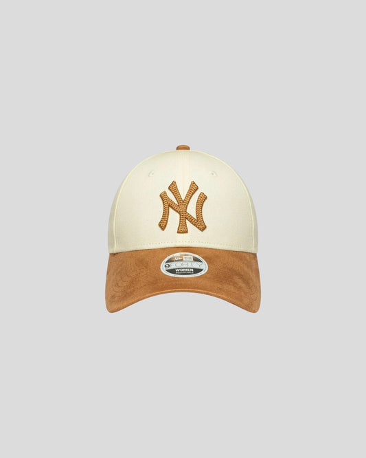 New Era || 9FORTY New York Yankees MLB Faux - Suède Crème New Era