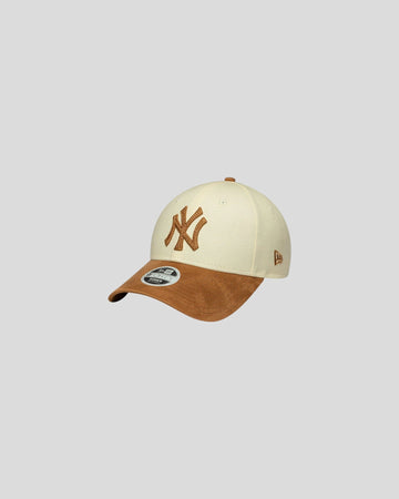 New Era || 9FORTY New York Yankees MLB Faux - Suède Crème New Era