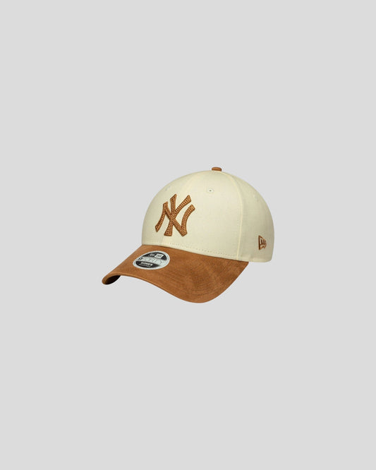 New Era || 9FORTY New York Yankees MLB Faux - Suède Crème New Era