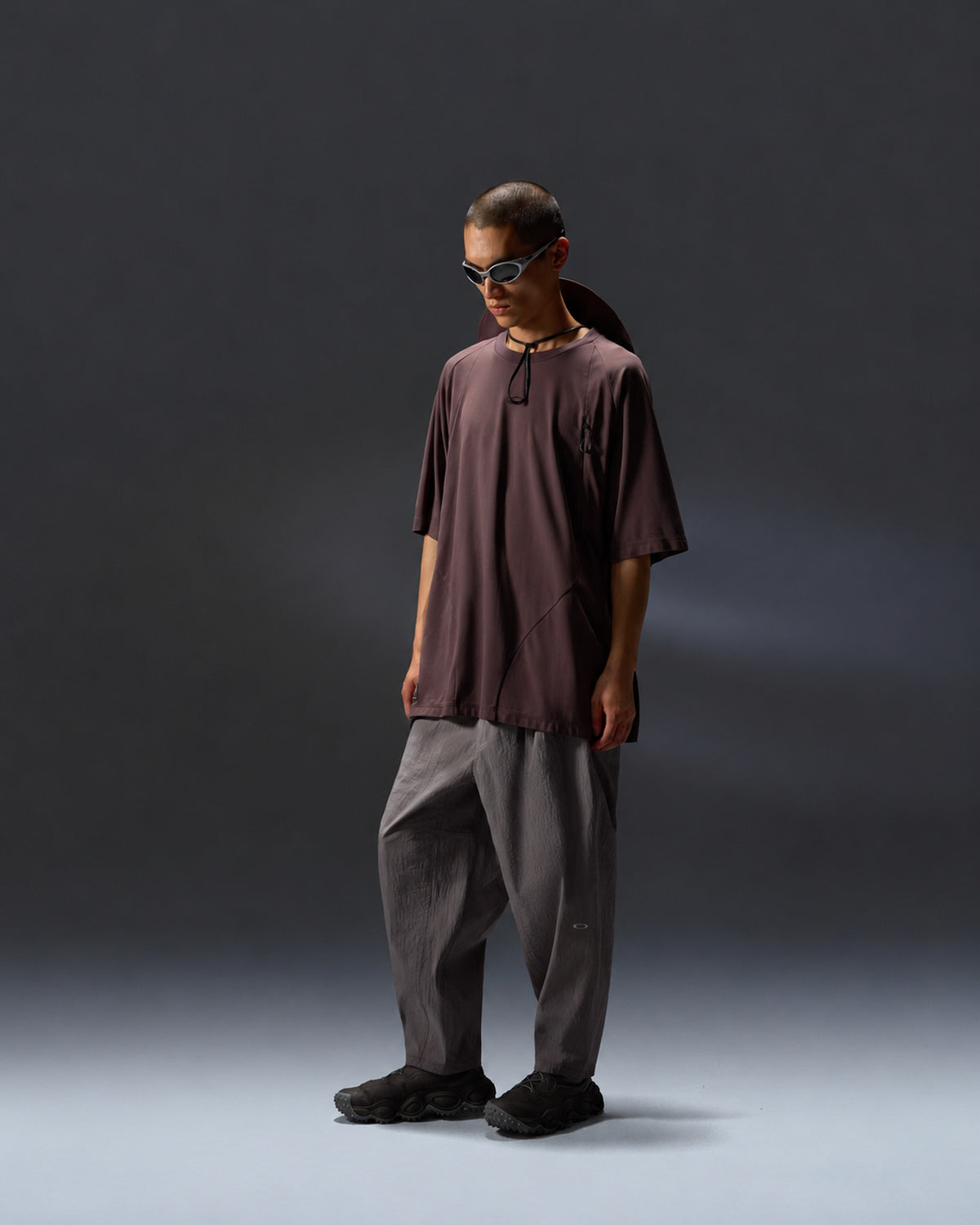 Oakley FGL Pit Ankle Pants 1.7 Gray Wash — vue portée de face