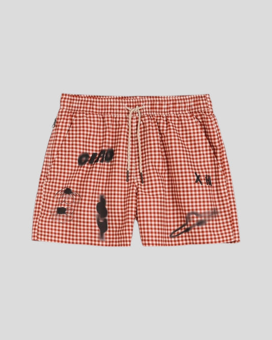 Oas || Ciao Swim Shorts - Red OAS Compagny