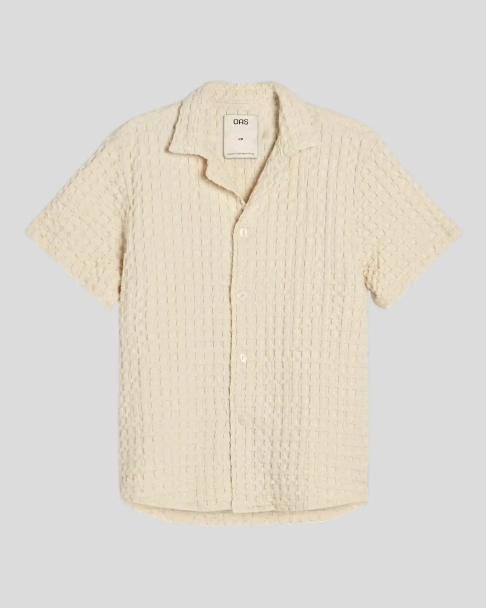 OAS || Cuba Waffle Shirt - Ecru OAS Compagny
