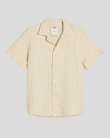 OAS || Cuba Waffle Shirt - Ecru OAS Compagny