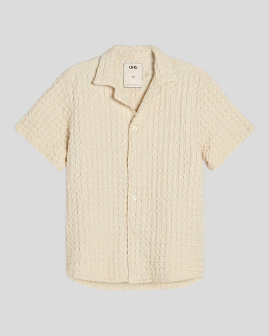OAS || Cuba Waffle Shirt - Ecru OAS Compagny