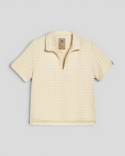 OAS || Jaffa Waffle Shirt - Ecru OAS Compagny
