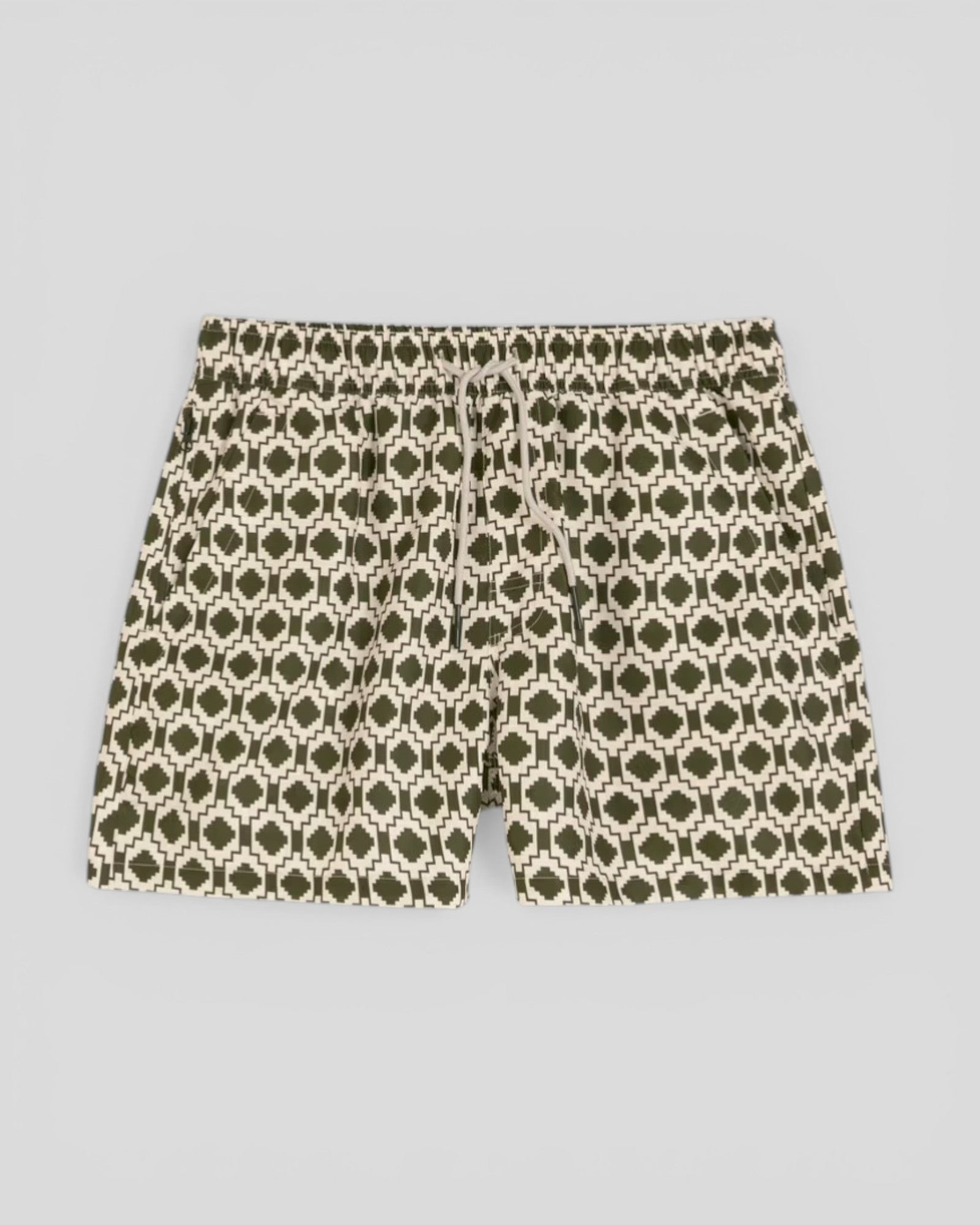 Oas || Pine Mitu Swim Shorts - Green / Beige OAS Compagny