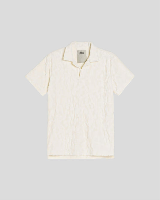 Oas || Summit Polo Terry Shirt - Off White OAS Compagny